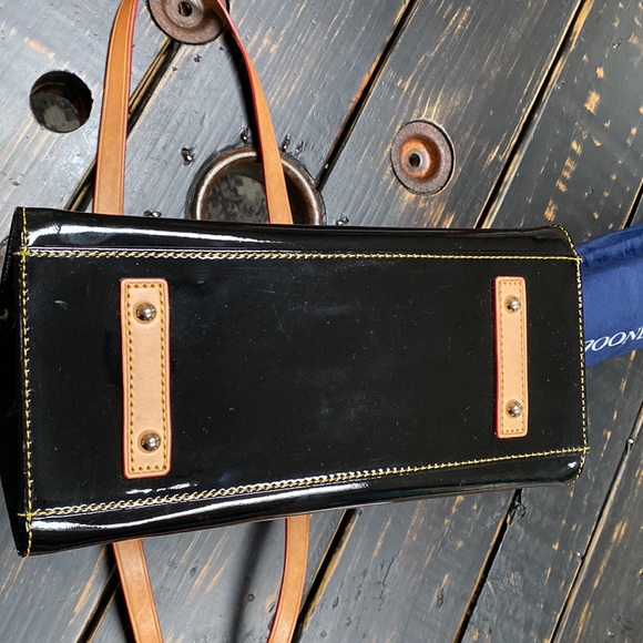 Dooney & Bourke Black Patent Leather Purse - Picture 10 of 16